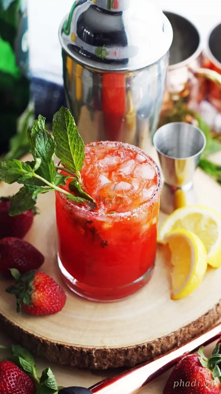 Mocktail Daiquiri dâu tây xay