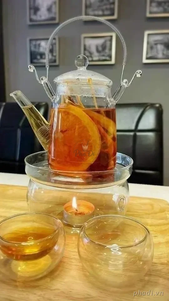 Trà cam quế mật ong ấm