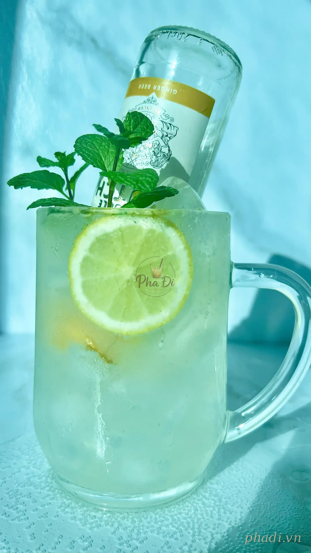 Mocktail Moscow Mule gừng chanh
